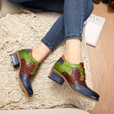 Zapatos brogue de piel con tacón medio Wonderland